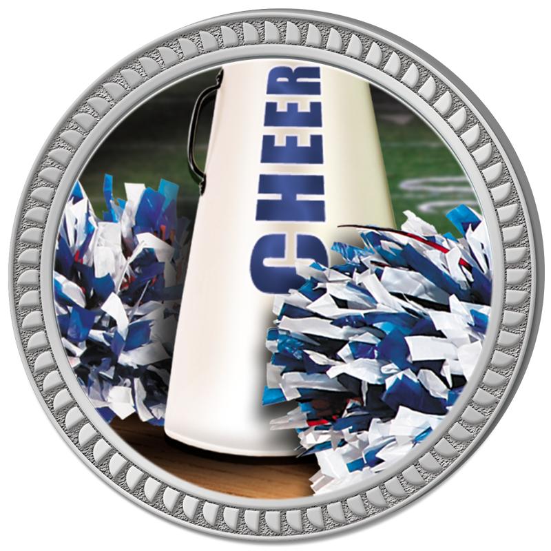 1.25" SILVER ROUND INSERT PIN