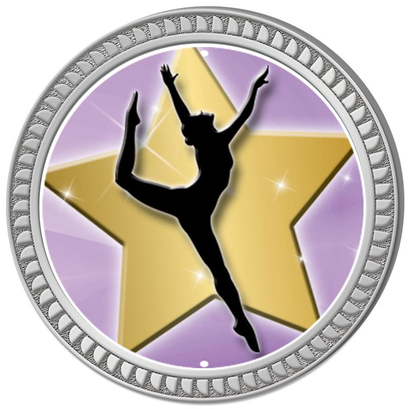 1.25" SILVER ROUND INSERT PIN