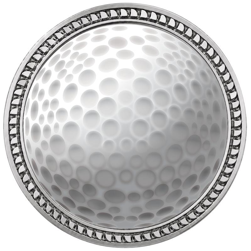 1.25" SILVER ROUND INSERT PIN