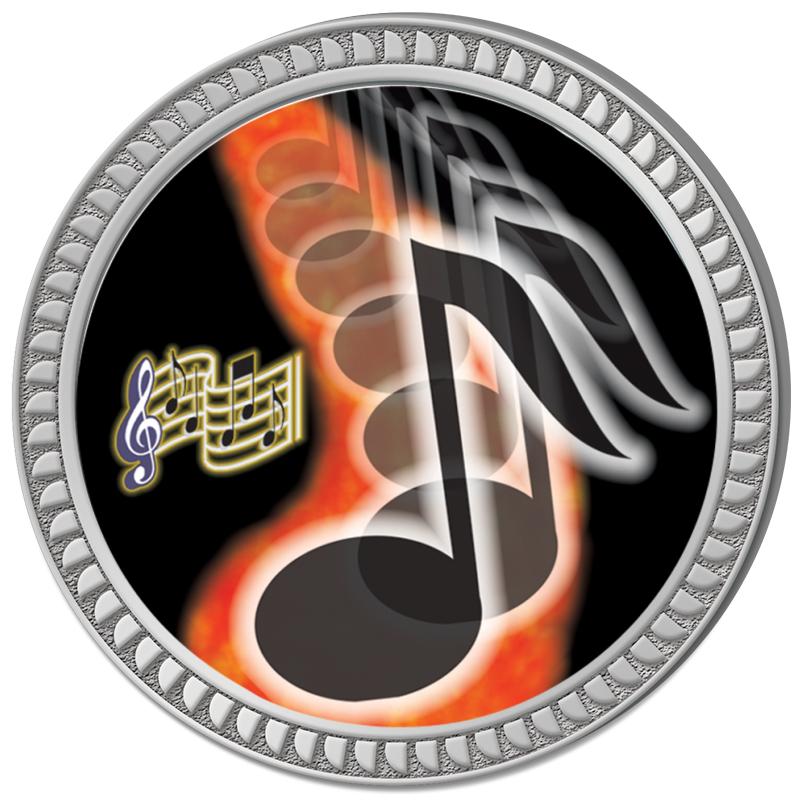 1.25" SILVER ROUND INSERT PIN