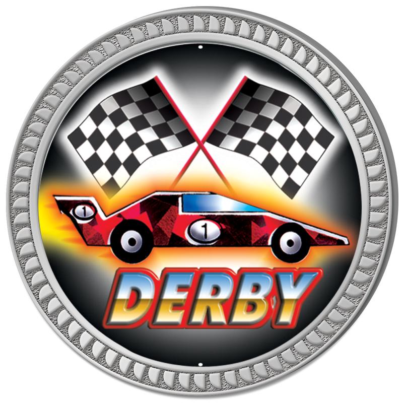 1.25" SILVER ROUND INSERT PIN