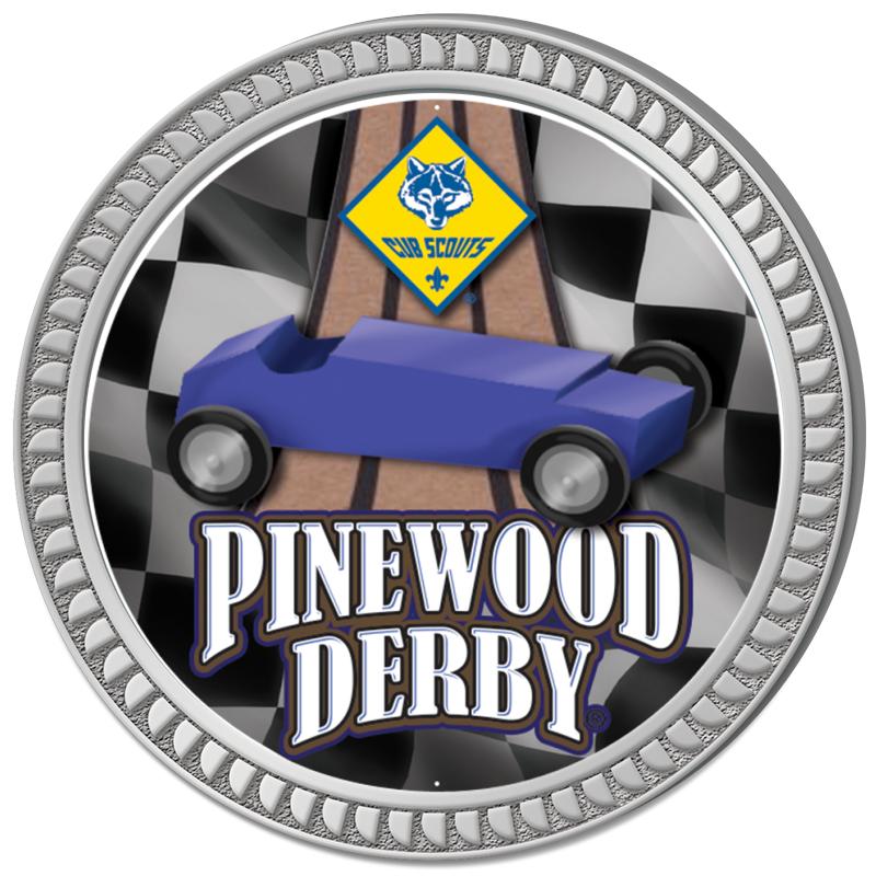 1.25" SILVER ROUND INSERT PIN