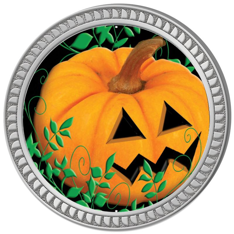 1.25" SILVER ROUND INSERT PIN