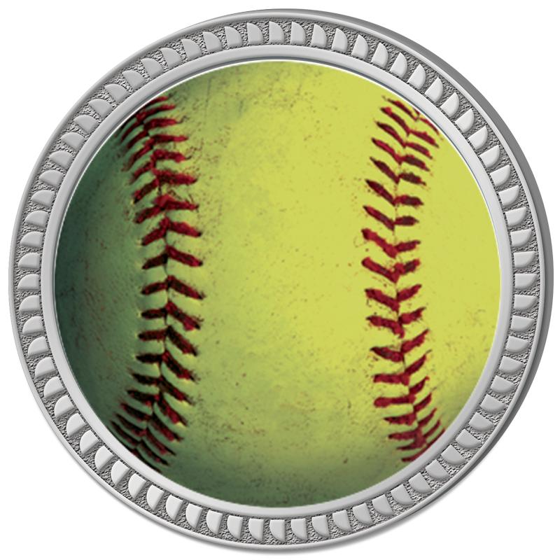 1.25" SILVER ROUND INSERT PIN