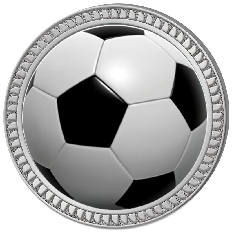 1.25" SILVER ROUND INSERT PIN