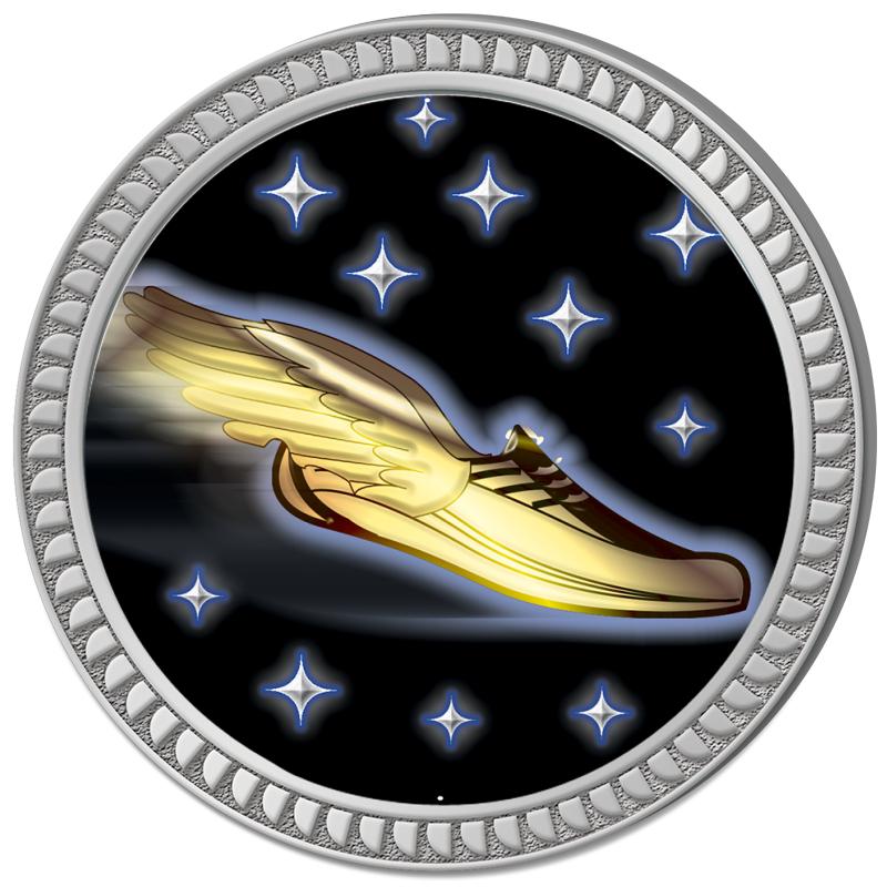 1.25" SILVER ROUND INSERT PIN