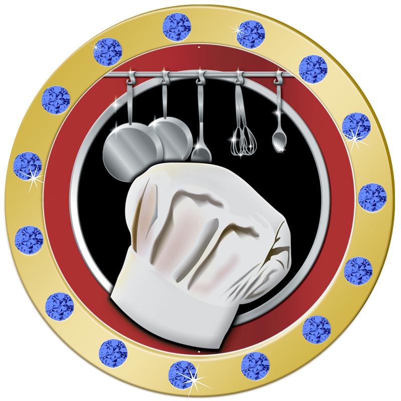 1.3"BLUE RHINESTONE INSERT PIN