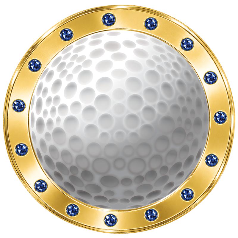 1.3"BLUE RHINESTONE INSERT PIN