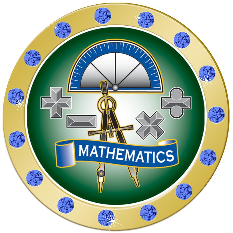 1.3"BLUE RHINESTONE INSERT PIN