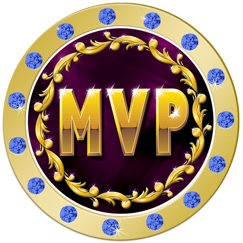 1.3"BLUE RHINESTONE INSERT PIN