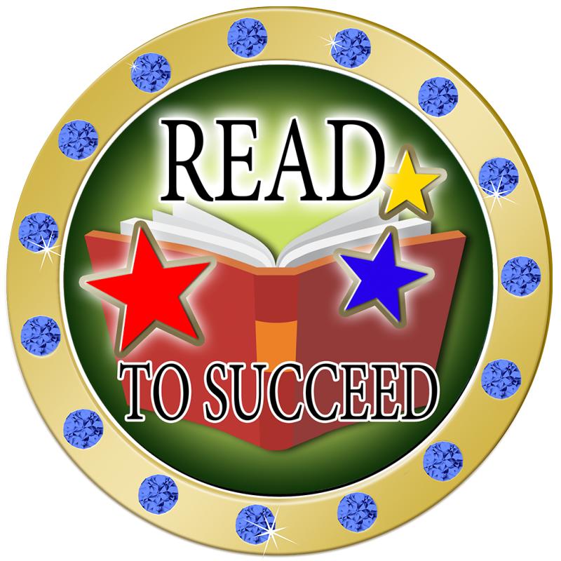 1.3"BLUE RHINESTONE INSERT PIN