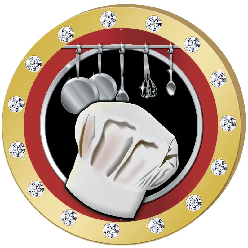 1.3"GOLD RHINESTONE INSERT PIN