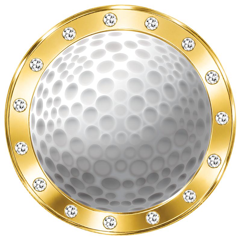 1.3"GOLD RHINESTONE INSERT PIN