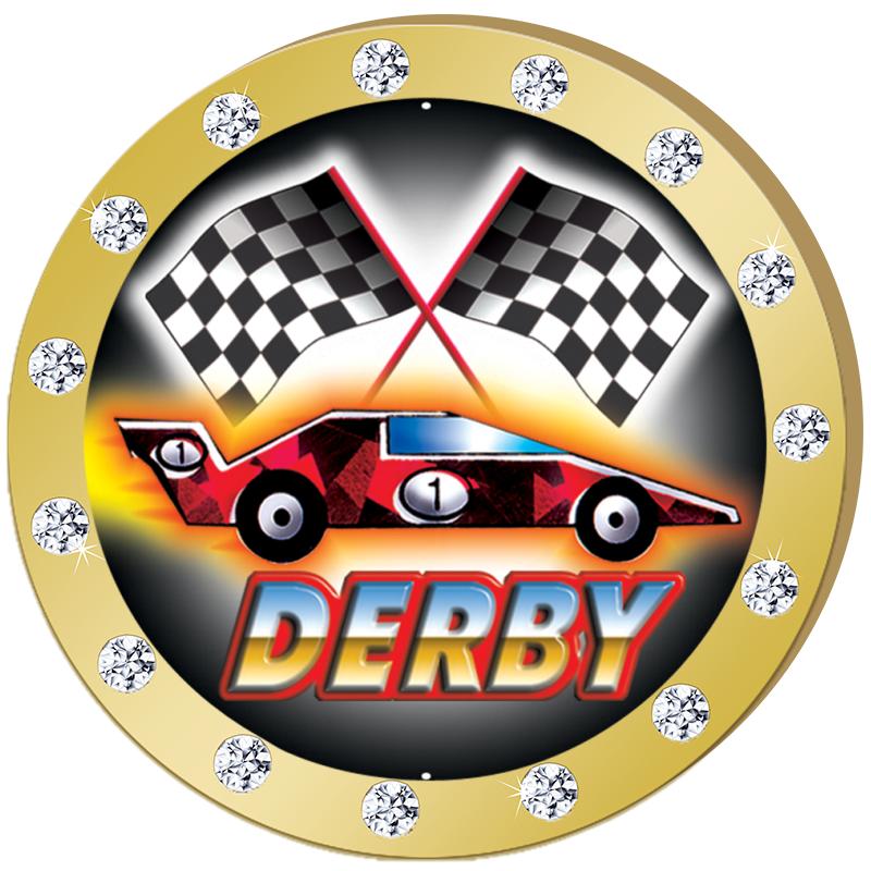 1.3"GOLD RHINESTONE INSERT PIN