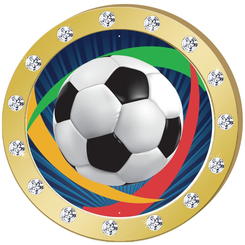 1.3"GOLD RHINESTONE INSERT PIN