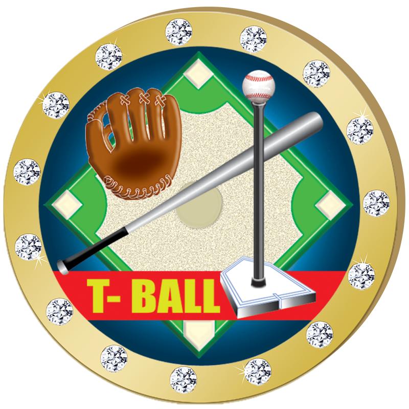 1.3"GOLD RHINESTONE INSERT PIN