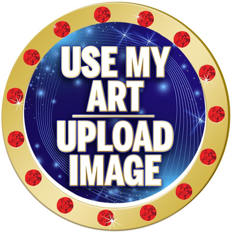 1.3" RED RHINESTONE INSERT PIN