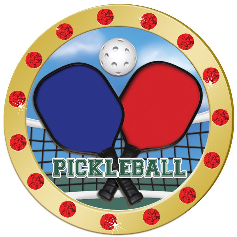 1.3" RED RHINESTONE INSERT PIN