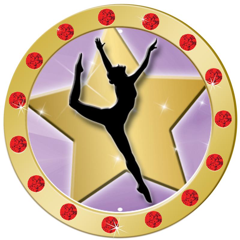 1.3" RED RHINESTONE INSERT PIN