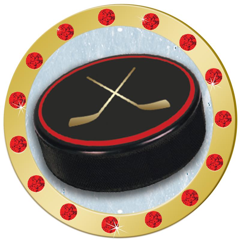 1.3" RED RHINESTONE INSERT PIN