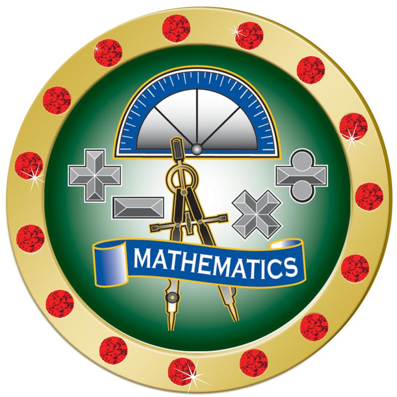 1.3" RED RHINESTONE INSERT PIN