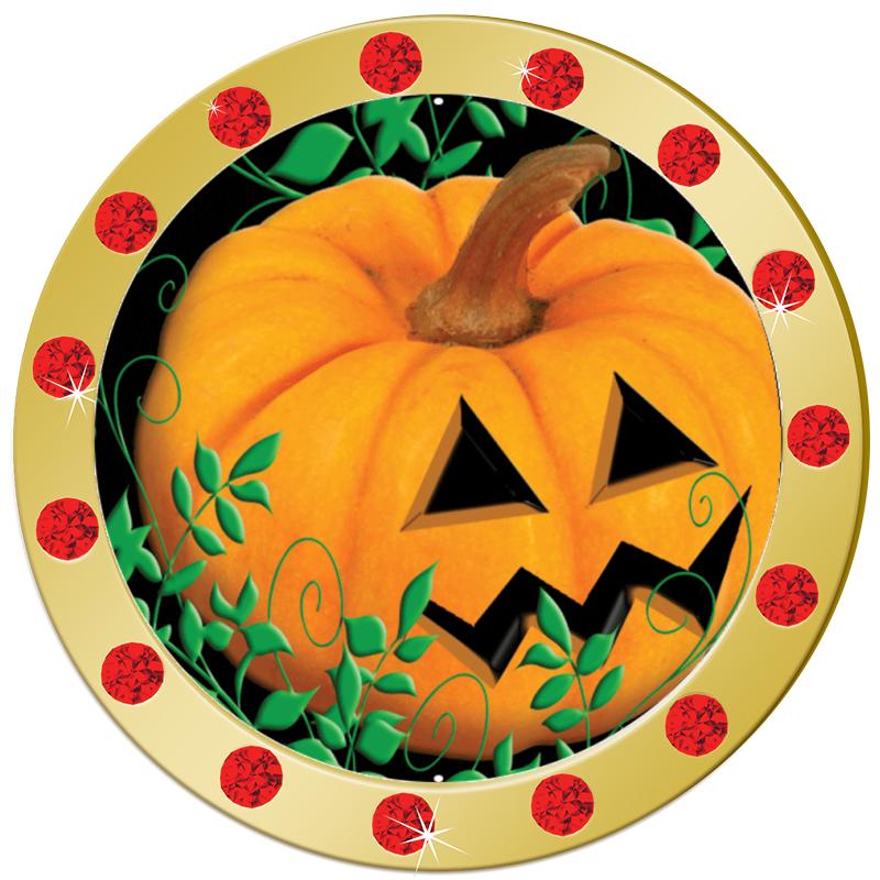 1.3" RED RHINESTONE INSERT PIN