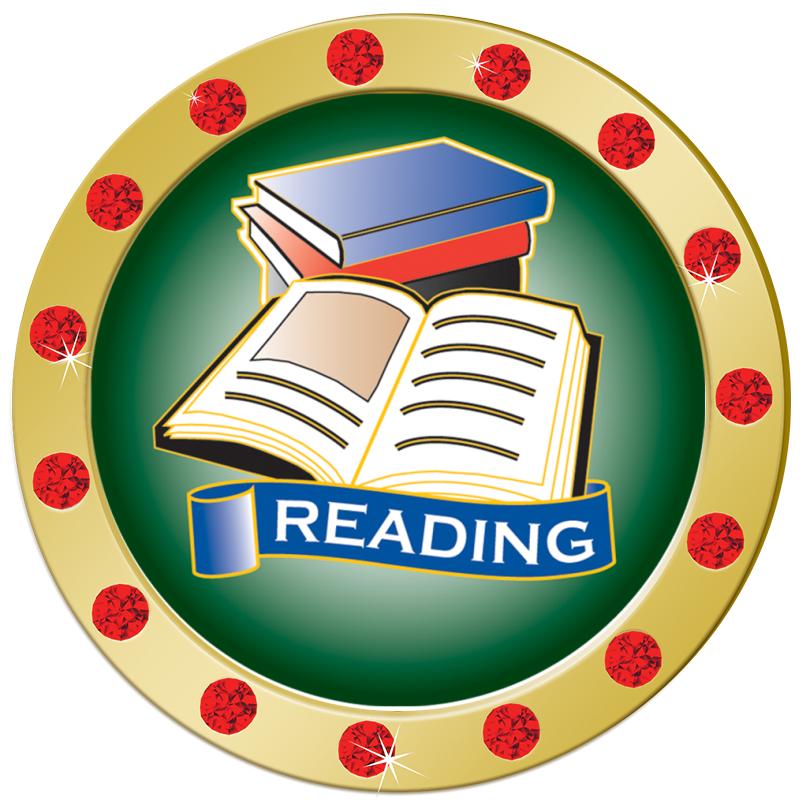 1.3" RED RHINESTONE INSERT PIN