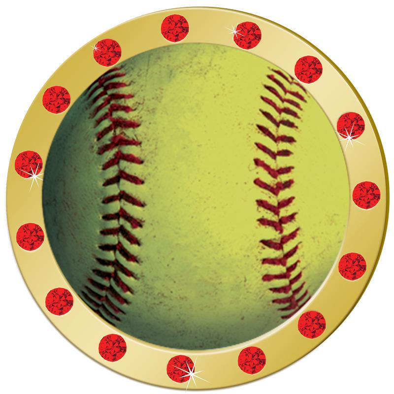 1.3" RED RHINESTONE INSERT PIN