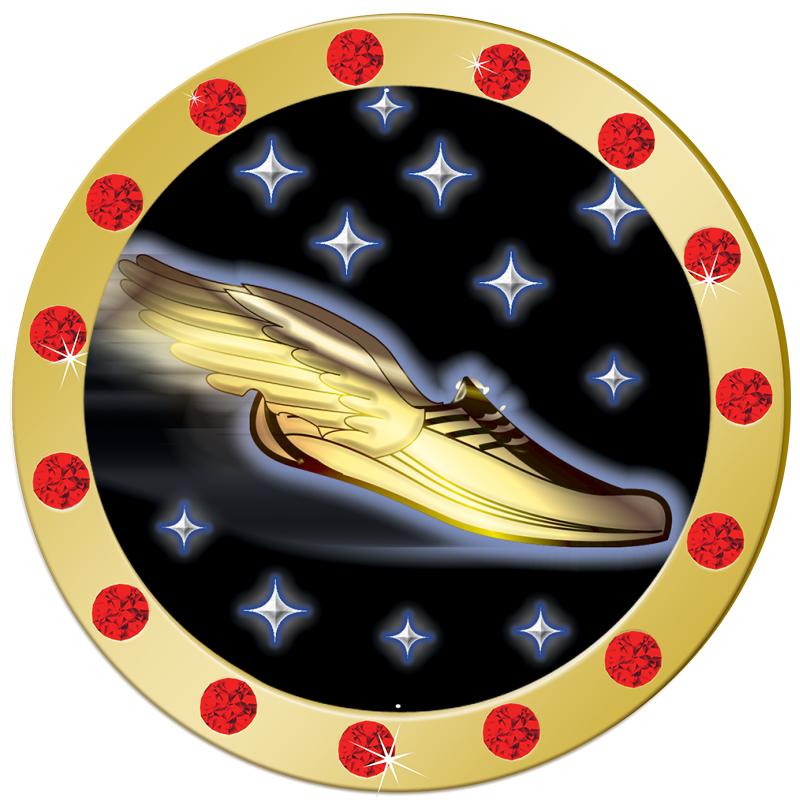 1.3" RED RHINESTONE INSERT PIN