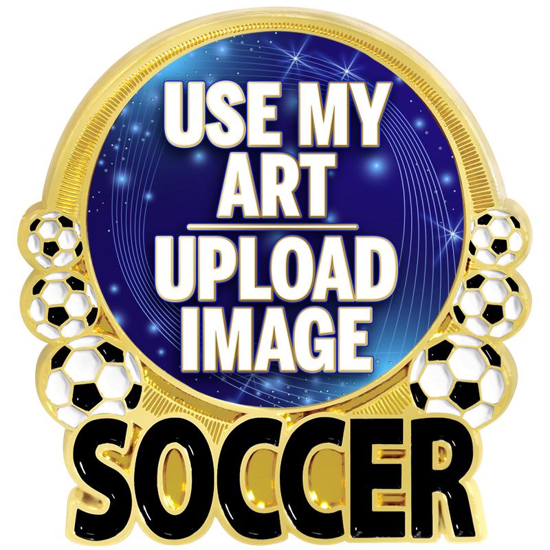 1.5" SOCCER BALLS INS PIN GLD