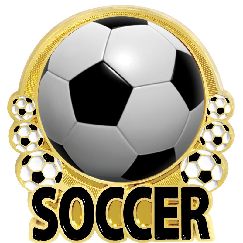 1.5" SOCCER BALLS INS PIN GLD