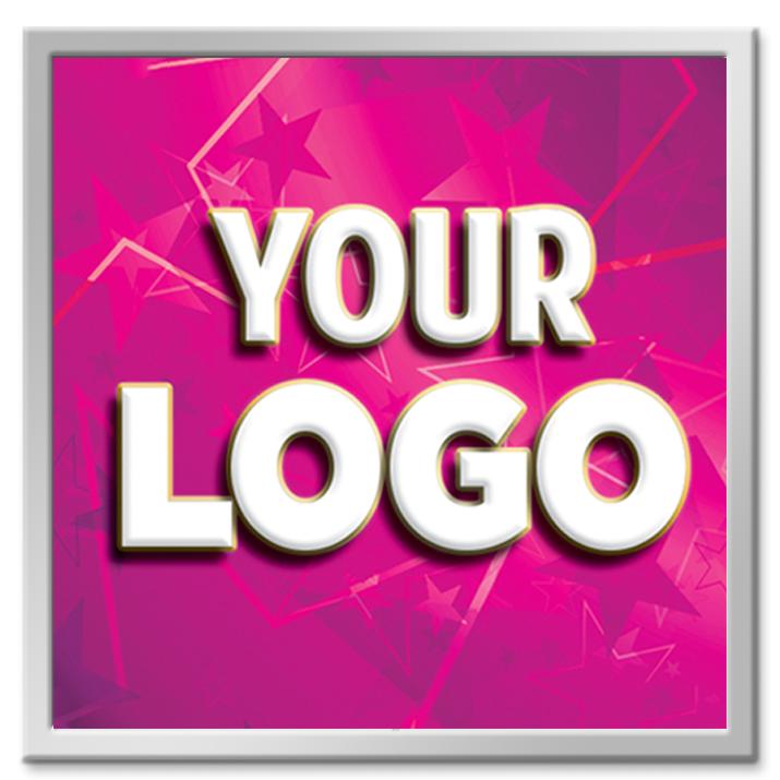 1"Wx1"H SLVR SQUARE INSERT