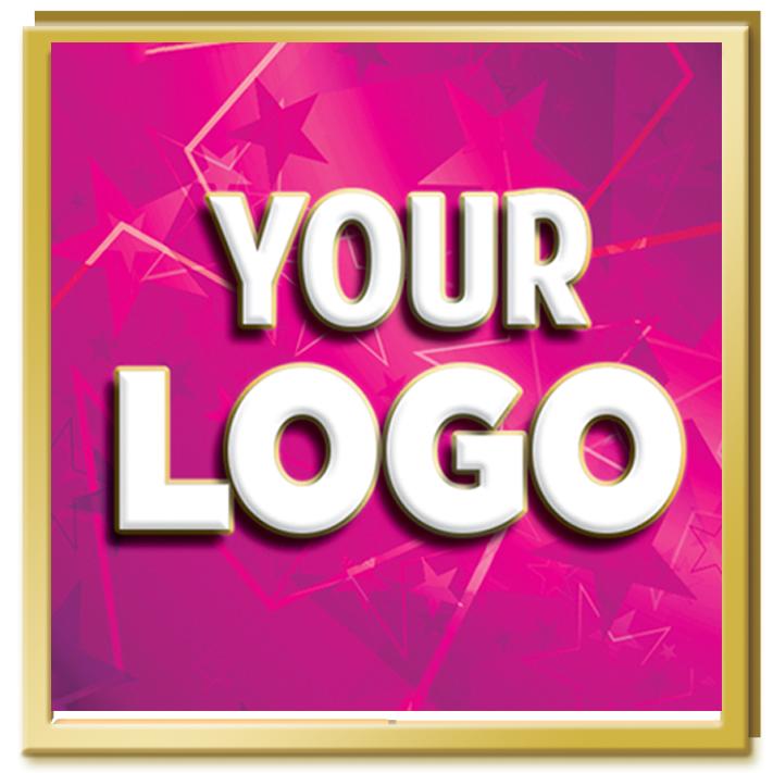 1.25"Wx1.25"W GLD SQUAR INS PN