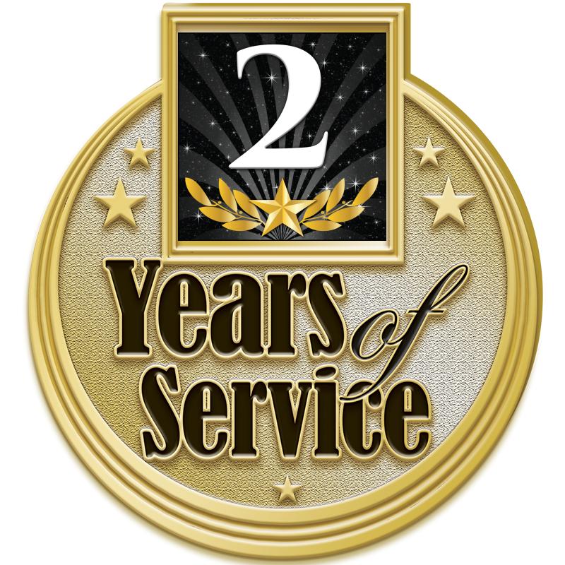1.2"Wx1.3"H MULTI YRS SERV PIN