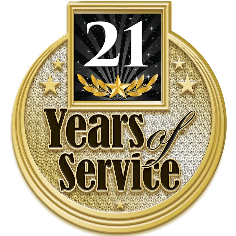 1.2"Wx1.3"H MULTI YRS SERV PIN