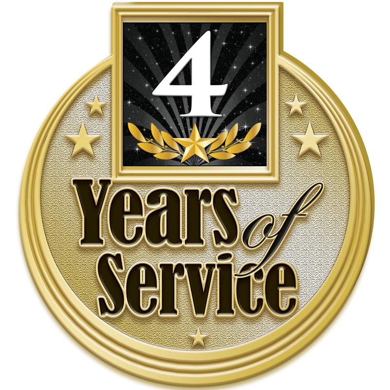1.2"Wx1.3"H MULTI YRS SERV PIN