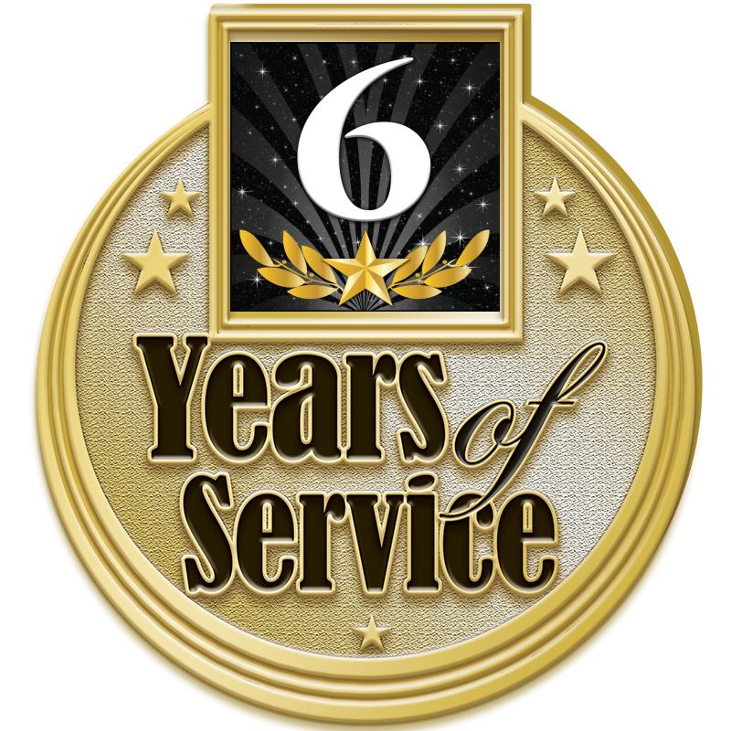 1.2"Wx1.3"H MULTI YRS SERV PIN