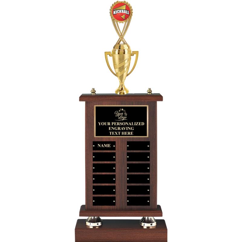Kickball Trophies Crown Awards