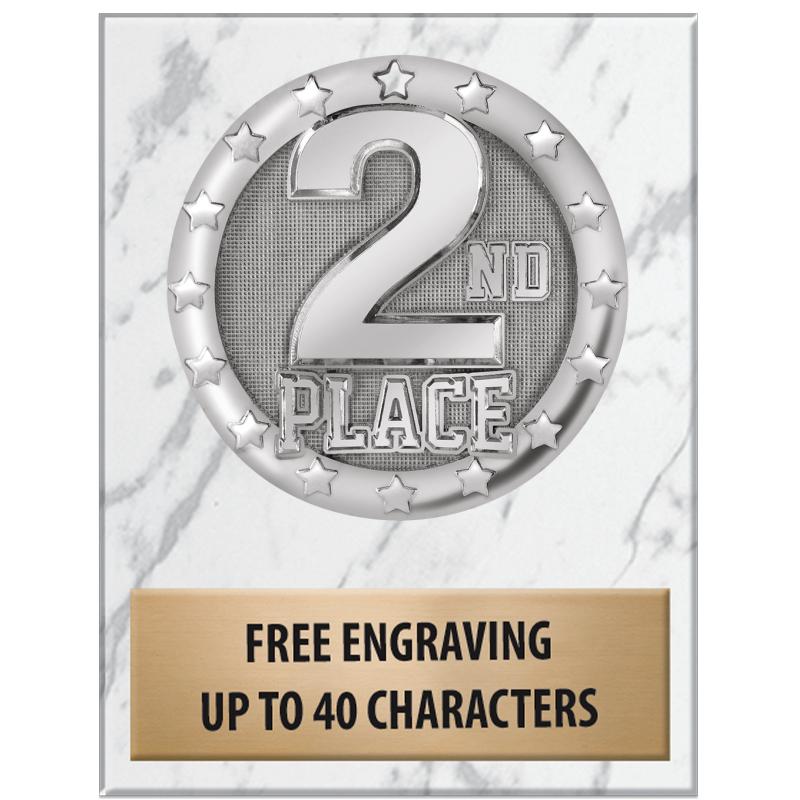 3x4"WHT MARBLE BLAZE PAPERWGHT