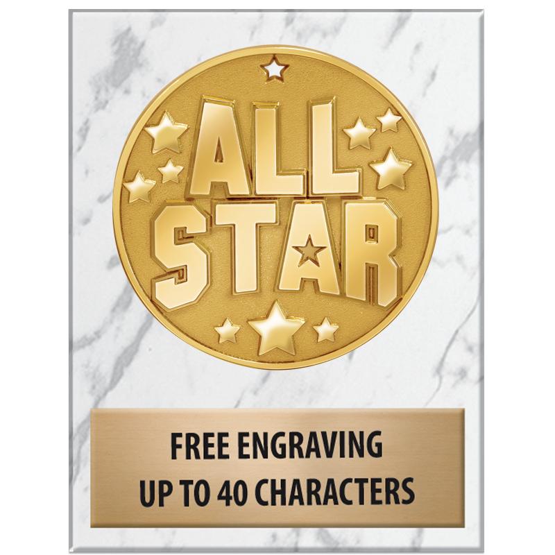 3x4"WHT MARBLE BLAZE PAPERWGHT