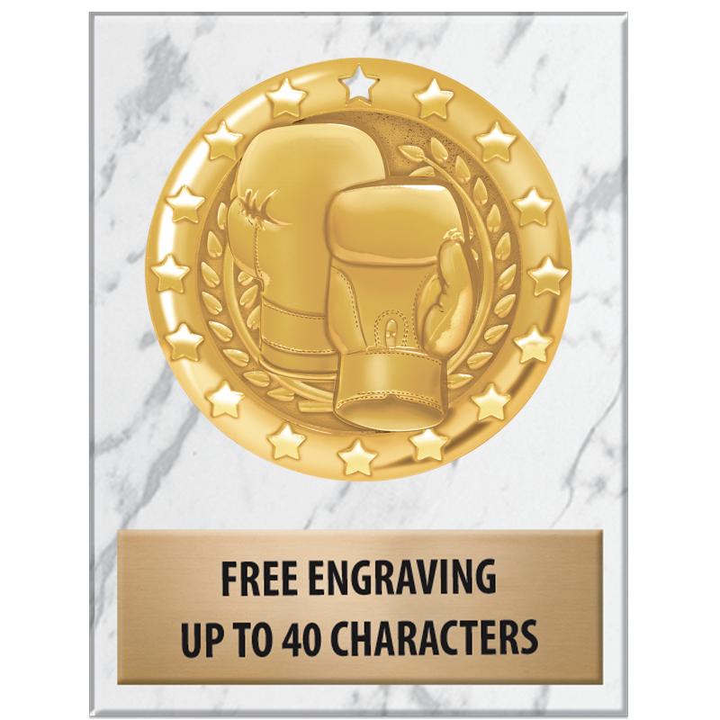 3x4"WHT MARBLE BLAZE PAPERWGHT