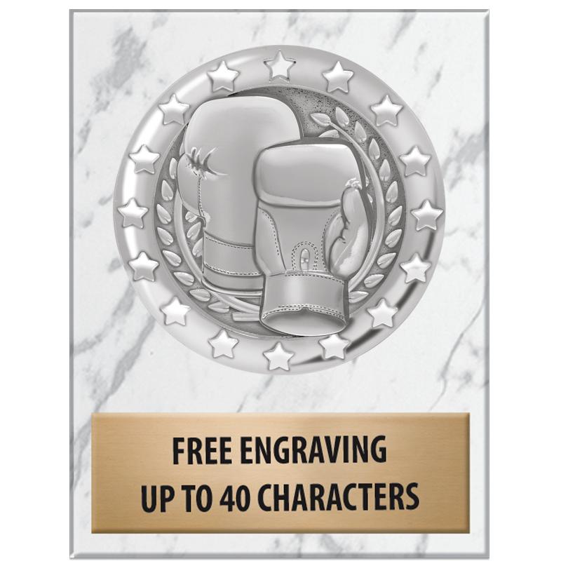 3x4"WHT MARBLE BLAZE PAPERWGHT