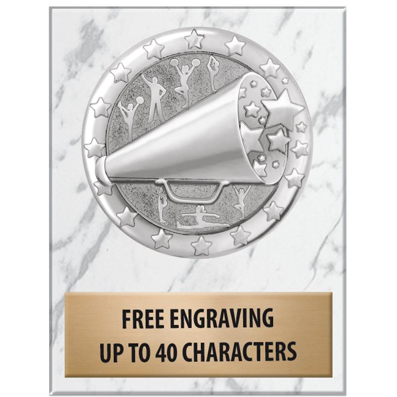 3x4"WHT MARBLE BLAZE PAPERWGHT