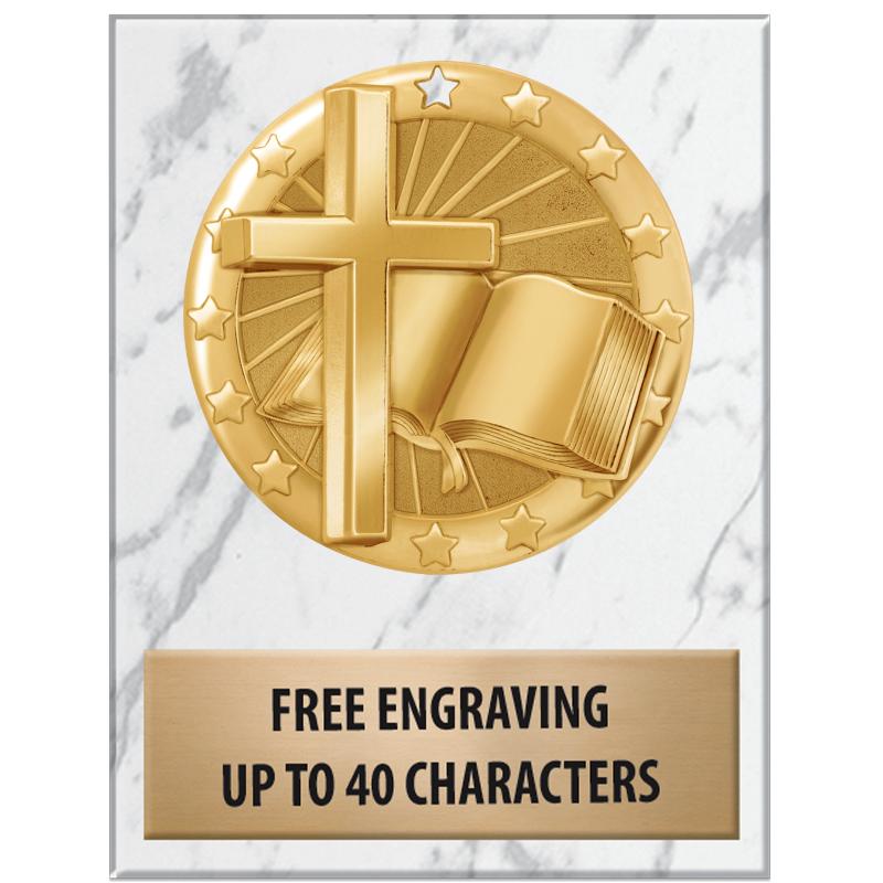 3x4"WHT MARBLE BLAZE PAPERWGHT