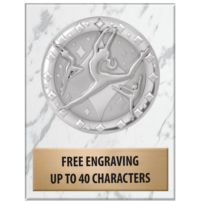 3x4"WHT MARBLE BLAZE PAPERWGHT