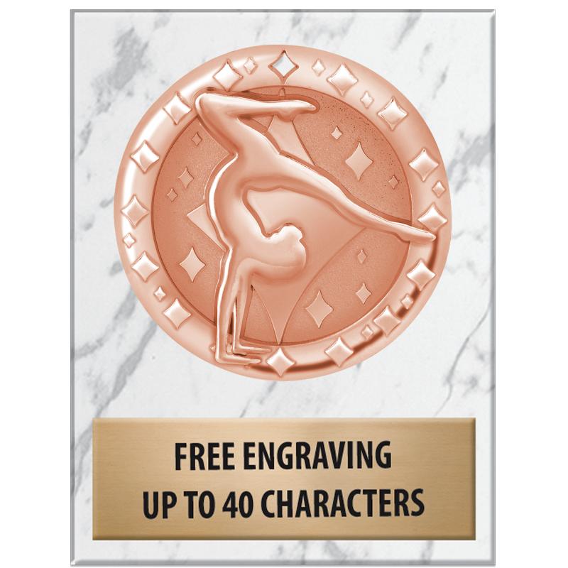 3x4"WHT MARBLE BLAZE PAPERWGHT