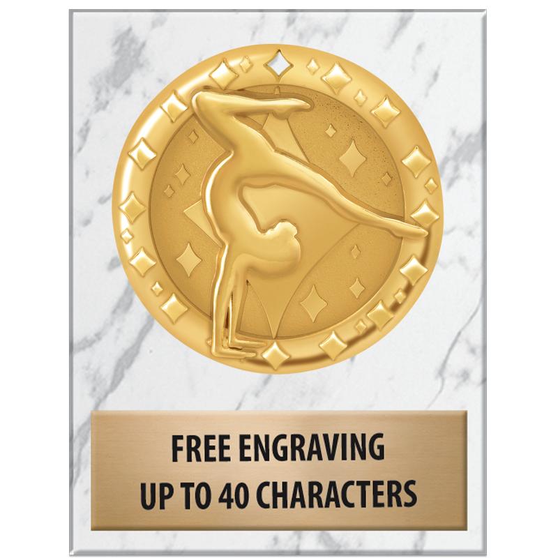 3x4"WHT MARBLE BLAZE PAPERWGHT