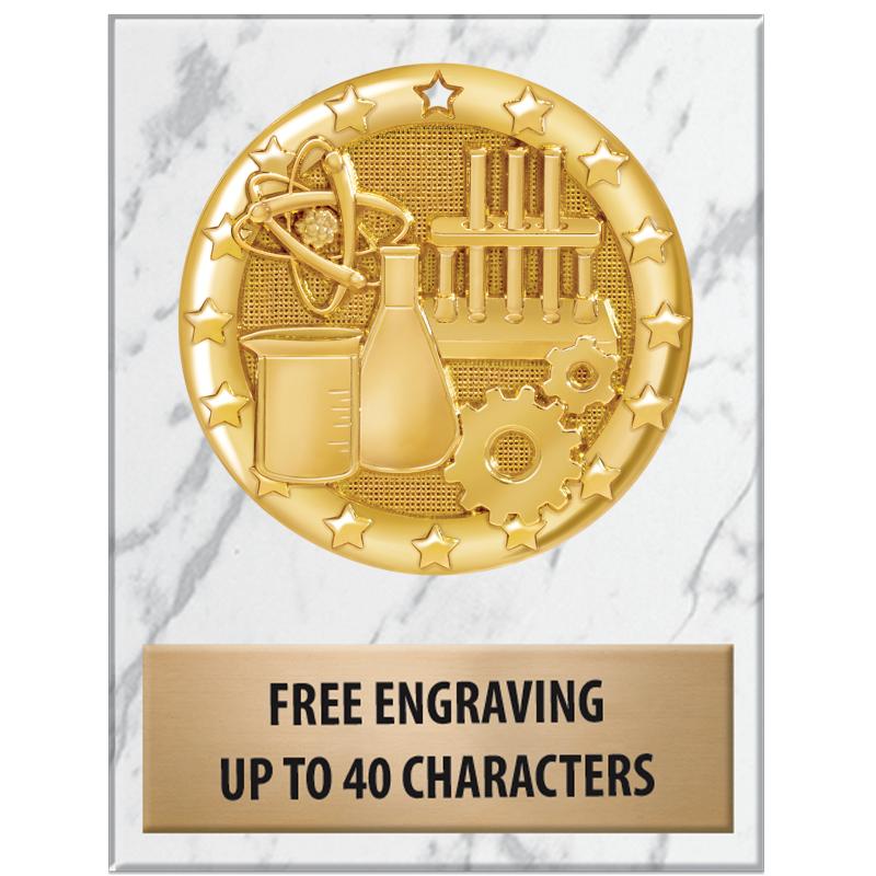 3x4"WHT MARBLE BLAZE PAPERWGHT