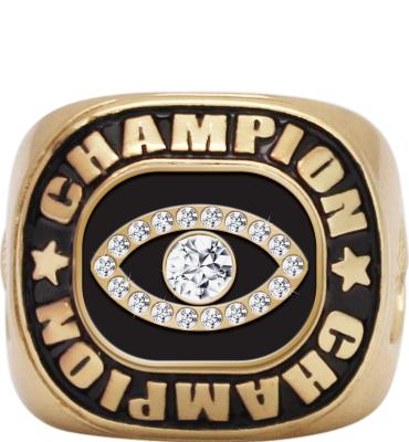 Football Champion Insert Ring - Size 10 & 11