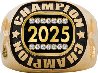 Mighty Crown 25th Anniversary CHAMPION … 2025 Rings | Gold Championship Insert 2025 Ring